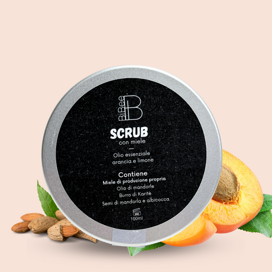 SCRUB CON OLIO ESSENZIALE DI ARANCIA E LIMONE 100ML